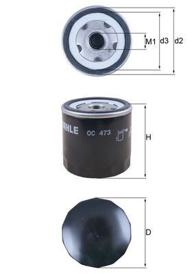 Mahle Oil Filter OC473