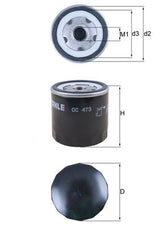 Mahle Oil Filter OC473