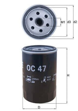 Mahle Hydraulic Filter OC47