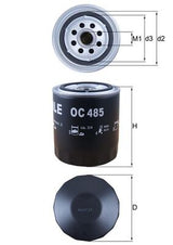 Mahle Oil Filter OC485