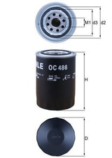 Mahle Oil Filter OC486