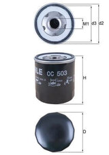 Mahle Oil Filter - Spin On OC503