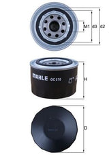 Mahle Oil Filter OC570
