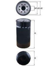 Mahle Oil Filter OC584