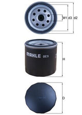 Mahle Oil Filter OC5