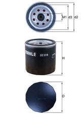 Mahle Oil Filter OC978