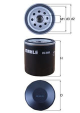 Mahle Oil Filter - Spin On OC988