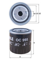 Mahle Oil Filter OC995
