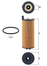Mahle Oil Filter - Element OX1302D