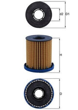 Mahle Oil Filter - Element OX1350
