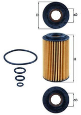Mahle Oil Filter OX153/7D