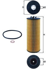Mahle Oil Filter - Element OX164D