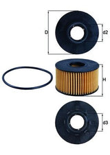 Mahle Oil Filter OX191D