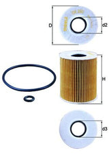 Mahle Oil Filter - Element OX203D