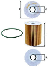 Mahle Oil Filter - Element OX254D5