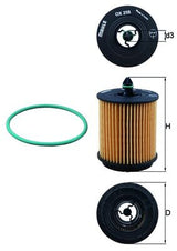 Mahle Oil Filter OX258D