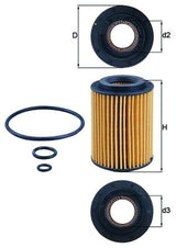 Mahle Oil Filter - Element OX347D