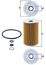 Mahle Oil Filter OX351D