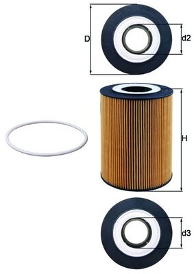 Mahle Oil Filter OX359D