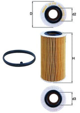Mahle Oil Filter OX370D1