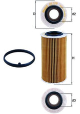 Mahle Oil Filter OX379D