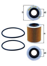 Mahle Oil Filter OX386D