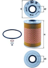 Mahle Oil Filter - Element OX41D