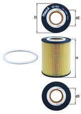 Mahle Oil Filter - Element OX433D
