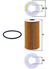 Mahle Oil Filter OX441D
