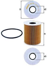 Mahle Oil Filter OX776D