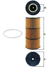 Mahle Oil Filter OX832D