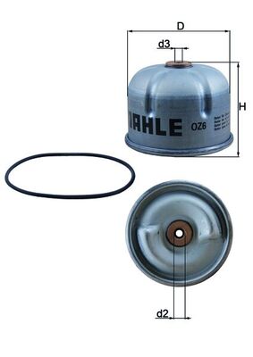 Mahle Oil Filter - Centrifugal OZ6D