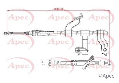 APEC Brake Cable CAB1238