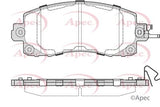 APEC Front Brake Pads PAD2398