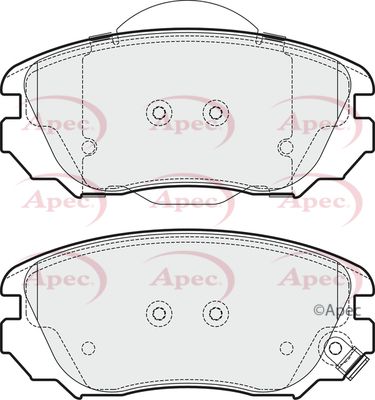 APEC Front Brake Pads PAD1695