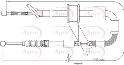 APEC Brake Cable CAB1425