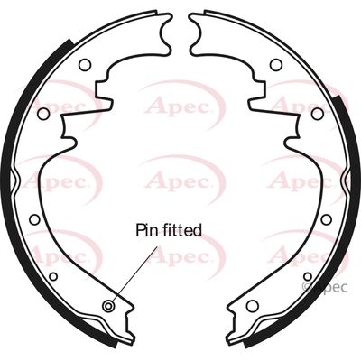 APEC Brake Shoes SHU606