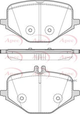 APEC Rear Brake Pads PAD2363