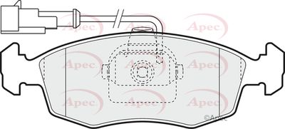APEC Front Brake Pads PAD1427