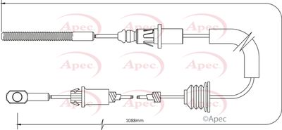 APEC Brake Cable CAB1481