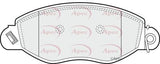 APEC Front Brake Pads PAD1183