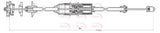 APEC Clutch Cable CAB5019