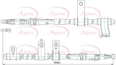 APEC Brake Cable CAB1234