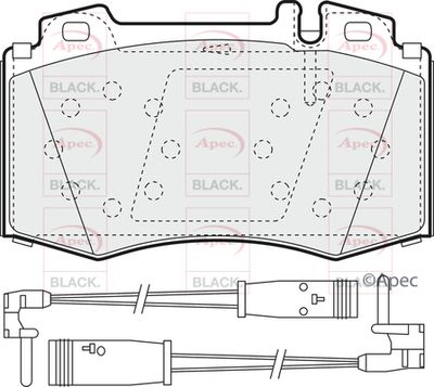 APEC Front Brake Pads PAD1535B