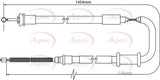 APEC Brake Cable CAB1093