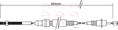 APEC Brake Cable CAB1349