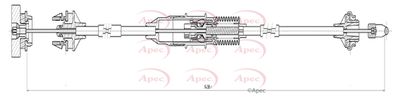 APEC Clutch Cable CAB5020
