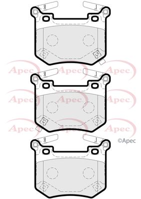 APEC Rear Brake Pads PAD2261