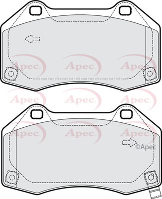 APEC Front Brake Pads PAD2200