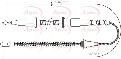 APEC Brake Cable CAB1466